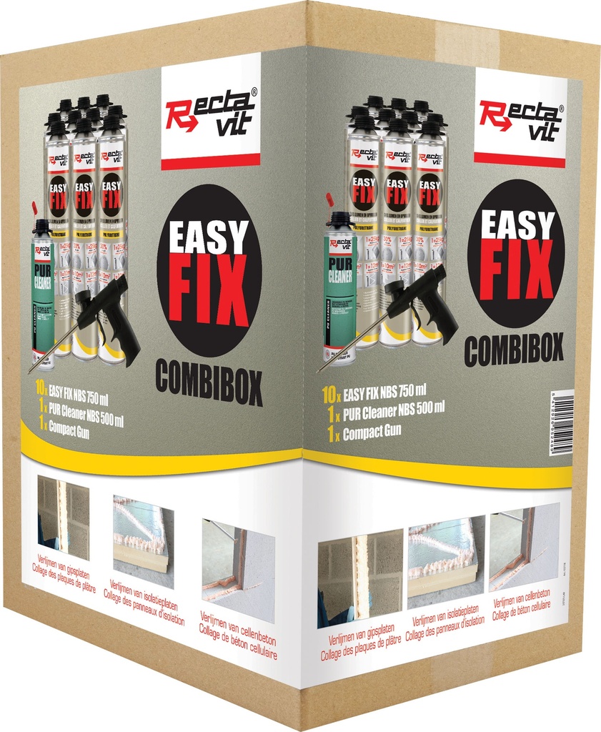 RECTAVIT Colle de montage pu easy fix nbs combiboxolle de montage pu easy fix nbs combibox